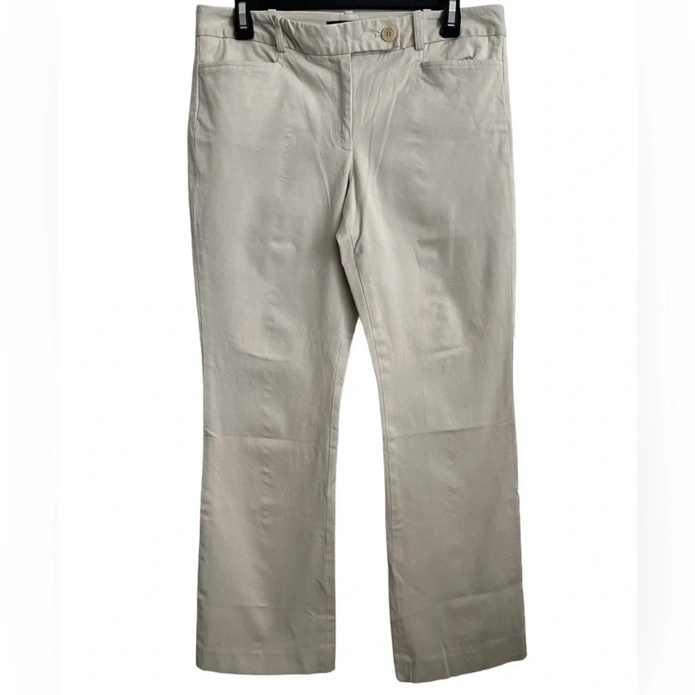 TALBOTS‎ Women’s Size 8 Beige Hampshire Ankle Pants Career High Waist Work